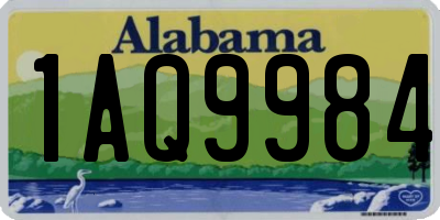 AL license plate 1AQ9984