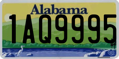 AL license plate 1AQ9995