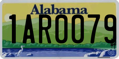 AL license plate 1AR0079