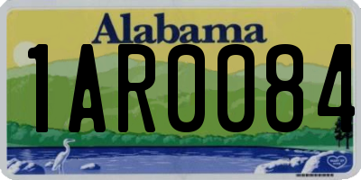 AL license plate 1AR0084