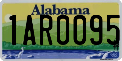 AL license plate 1AR0095