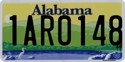 AL license plate 1AR0148
