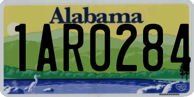 AL license plate 1AR0284