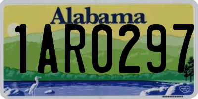 AL license plate 1AR0297