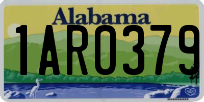 AL license plate 1AR0379