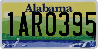 AL license plate 1AR0395