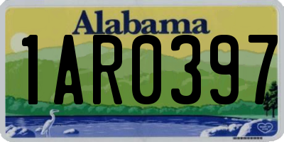 AL license plate 1AR0397