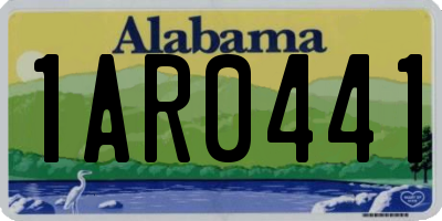 AL license plate 1AR0441