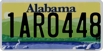 AL license plate 1AR0448