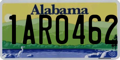 AL license plate 1AR0462