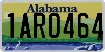 AL license plate 1AR0464