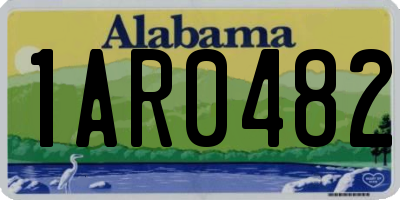 AL license plate 1AR0482