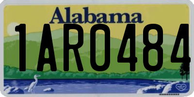 AL license plate 1AR0484