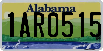 AL license plate 1AR0515