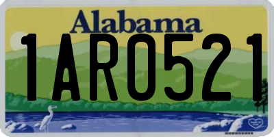 AL license plate 1AR0521