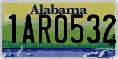 AL license plate 1AR0532