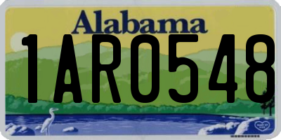 AL license plate 1AR0548