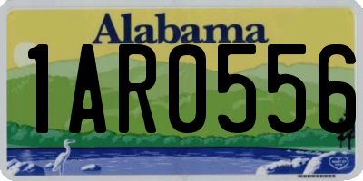 AL license plate 1AR0556