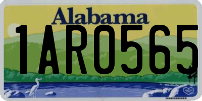 AL license plate 1AR0565
