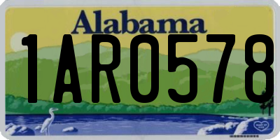 AL license plate 1AR0578