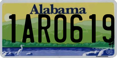 AL license plate 1AR0619