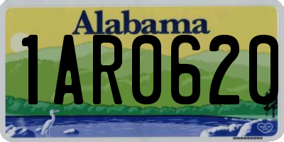 AL license plate 1AR0620
