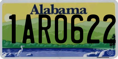 AL license plate 1AR0622