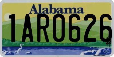 AL license plate 1AR0626