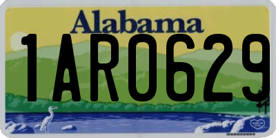 AL license plate 1AR0629