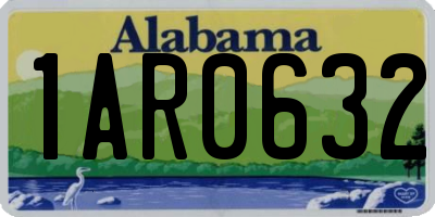 AL license plate 1AR0632