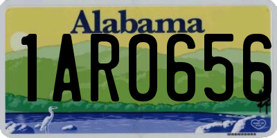 AL license plate 1AR0656