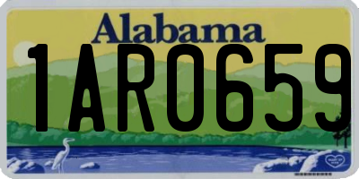 AL license plate 1AR0659