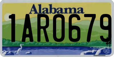 AL license plate 1AR0679
