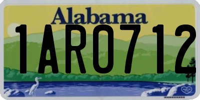 AL license plate 1AR0712