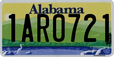 AL license plate 1AR0721