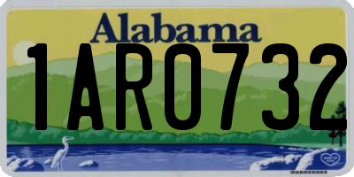 AL license plate 1AR0732