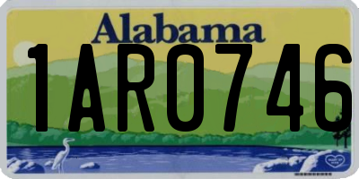 AL license plate 1AR0746