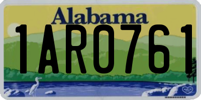 AL license plate 1AR0761
