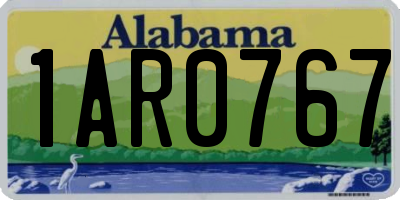 AL license plate 1AR0767