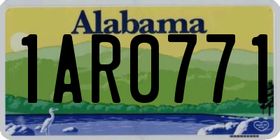 AL license plate 1AR0771