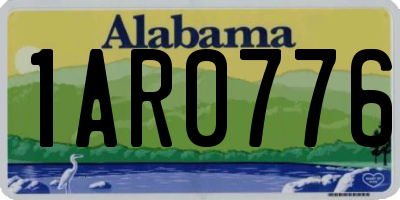 AL license plate 1AR0776