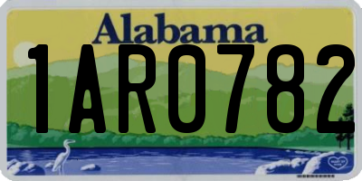 AL license plate 1AR0782