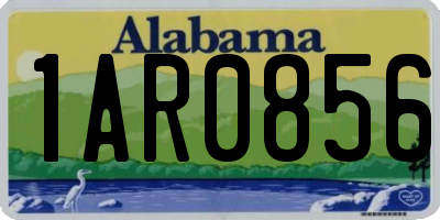 AL license plate 1AR0856