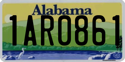 AL license plate 1AR0861