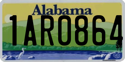 AL license plate 1AR0864