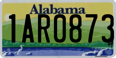 AL license plate 1AR0873