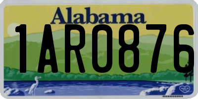 AL license plate 1AR0876