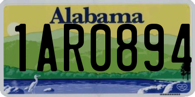AL license plate 1AR0894