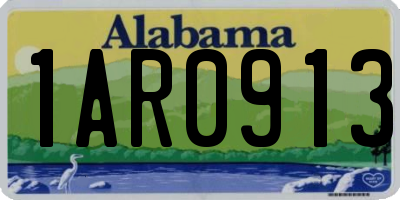 AL license plate 1AR0913