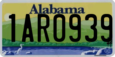 AL license plate 1AR0939